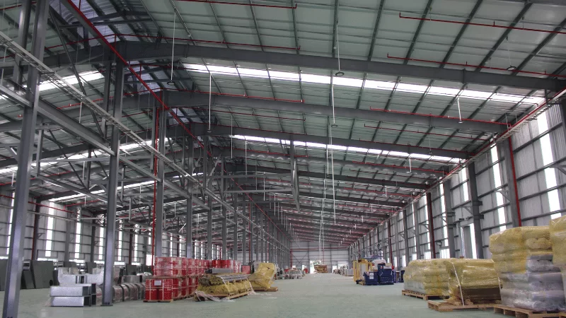 Đảm bảo an toàn trong bố trí mặt bằng nhà xưởng