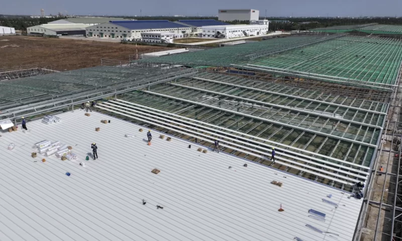 Công trình xây dựng kết cấu thép ngoài trời của Pebsteel