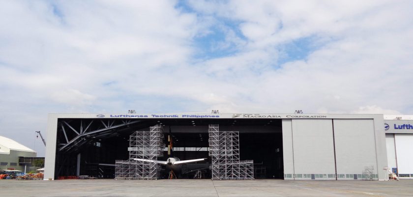 An aircraft hangar by PEB Steel