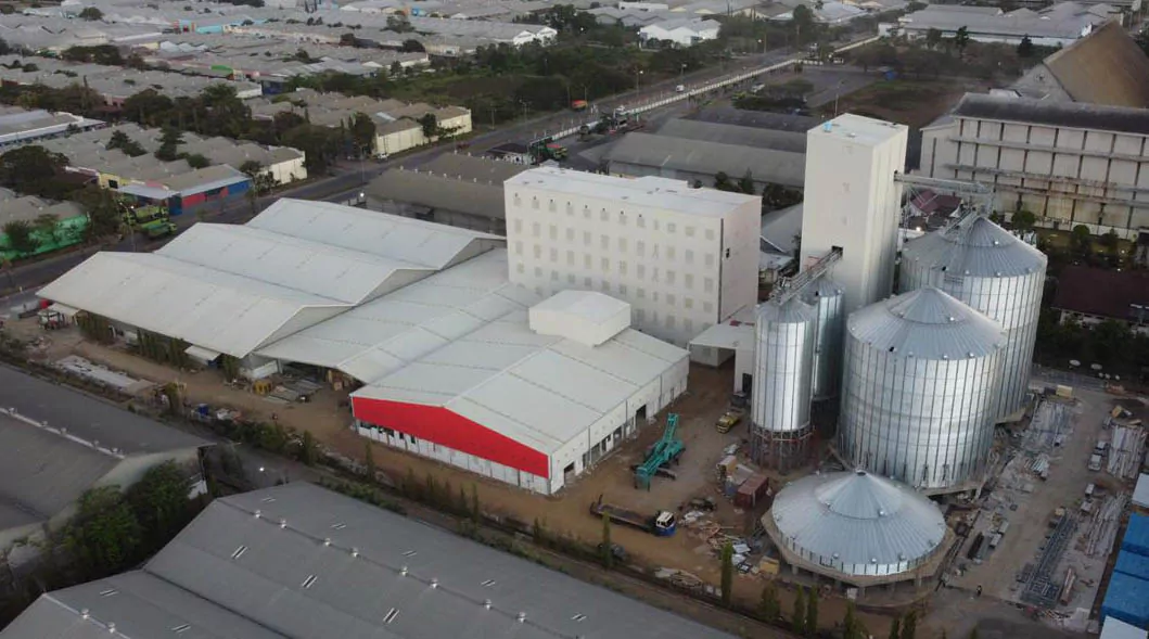 Xây Dựng Nhà Xưởng Sản Xuất Bột Mì Indonesia - Steel Structured Indonesian Flour Factory Warehouse