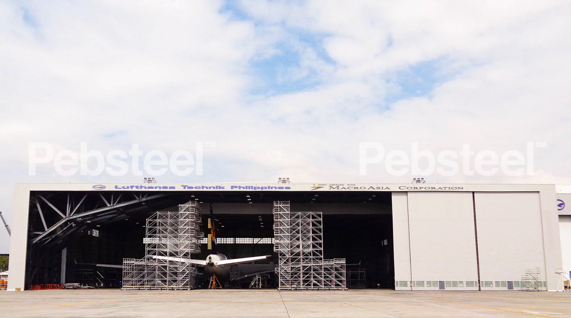 Dự án nhà chứa máy bay - Pre engineered Aircraft Hangar in Philippines
