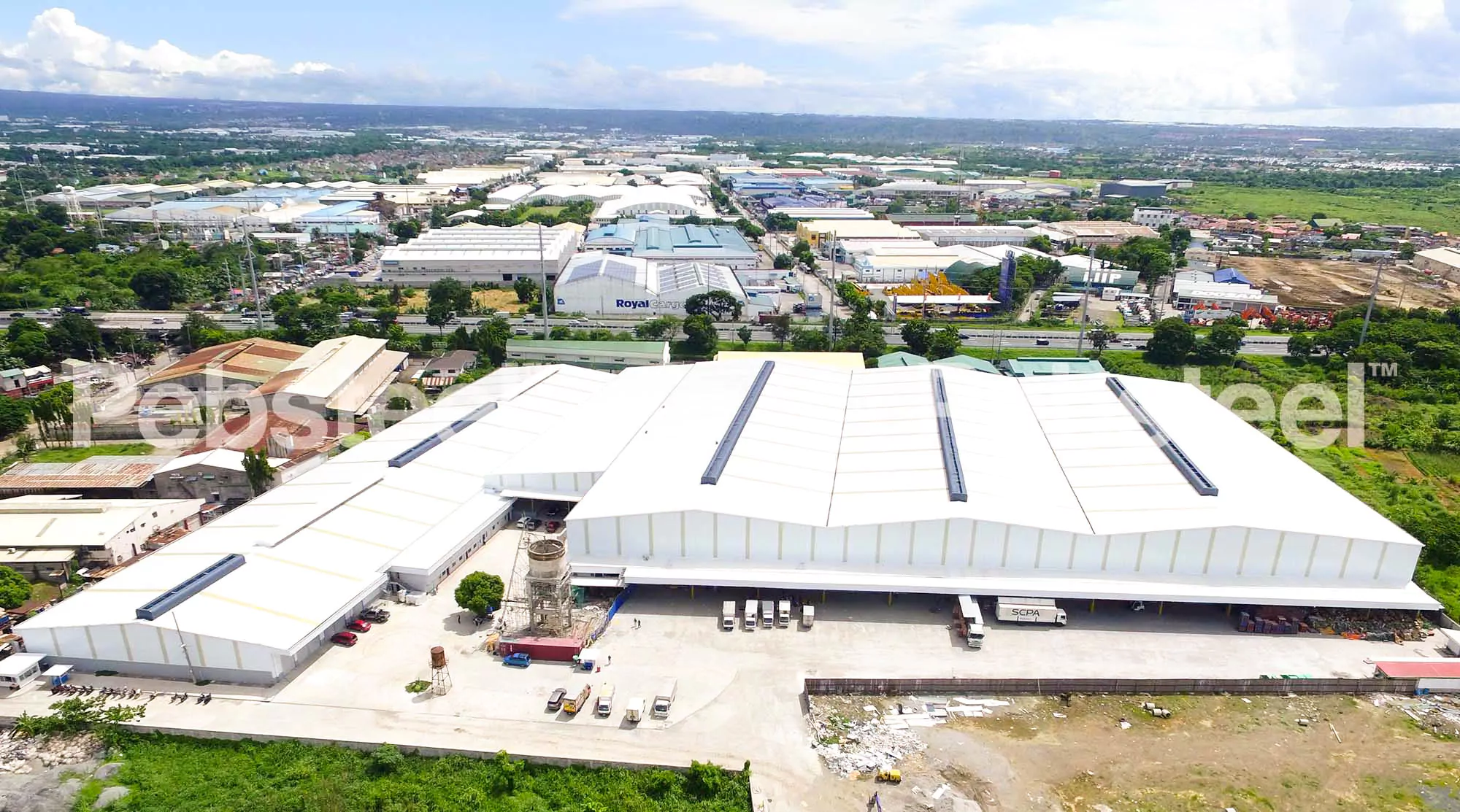 Xây Nhà Kho Và Văn Phòng (Philippines) 2016 - Steel Structured Warehouse and Office Project (Philippines) 2016