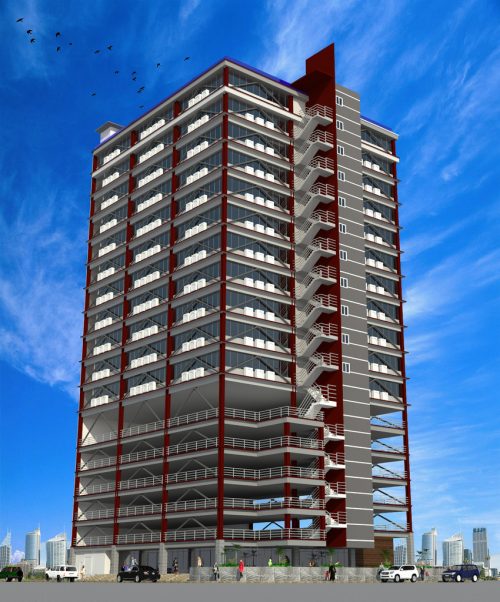 Tòa nhà văn phòng 17 tầng Azumi tại Manila, Philippines do PEB Steel thi công