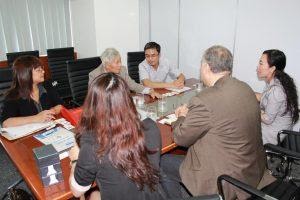 Mr. Adib Kouteili - PEB Steel's representative exchanged with Mr. Dao Nguyen Cat.