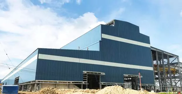 Màu Blue Tooth trong nhà thép - Blue Tooth Color in Steel Building