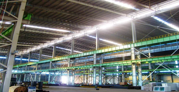 A crane system in Steel Structure - Cầu trục trong kết cấu thép