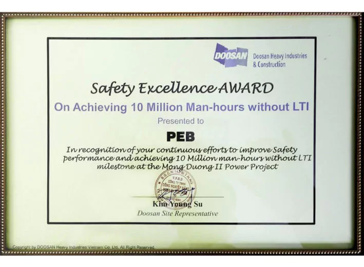Doosan-Safety-Excellence-Award-pebsteel