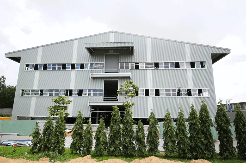 Xây Dựng Nhà Xưởng Sản Xuất Giày Việt Nam 2014 - Steel Structured Vietnam Shoe Factory Project 2014