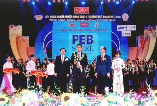 PEB Steel nhận giải thưởng Rồng Vàng 2014