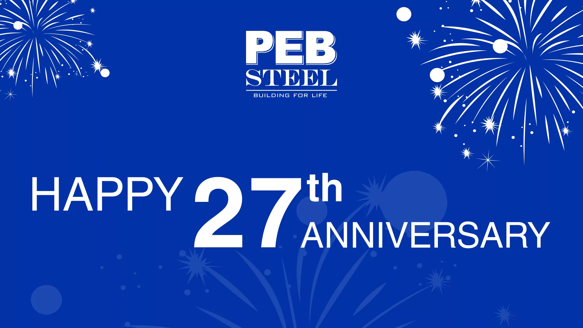 Pebsteel mừng kỷ niệm 27 năm thành lập