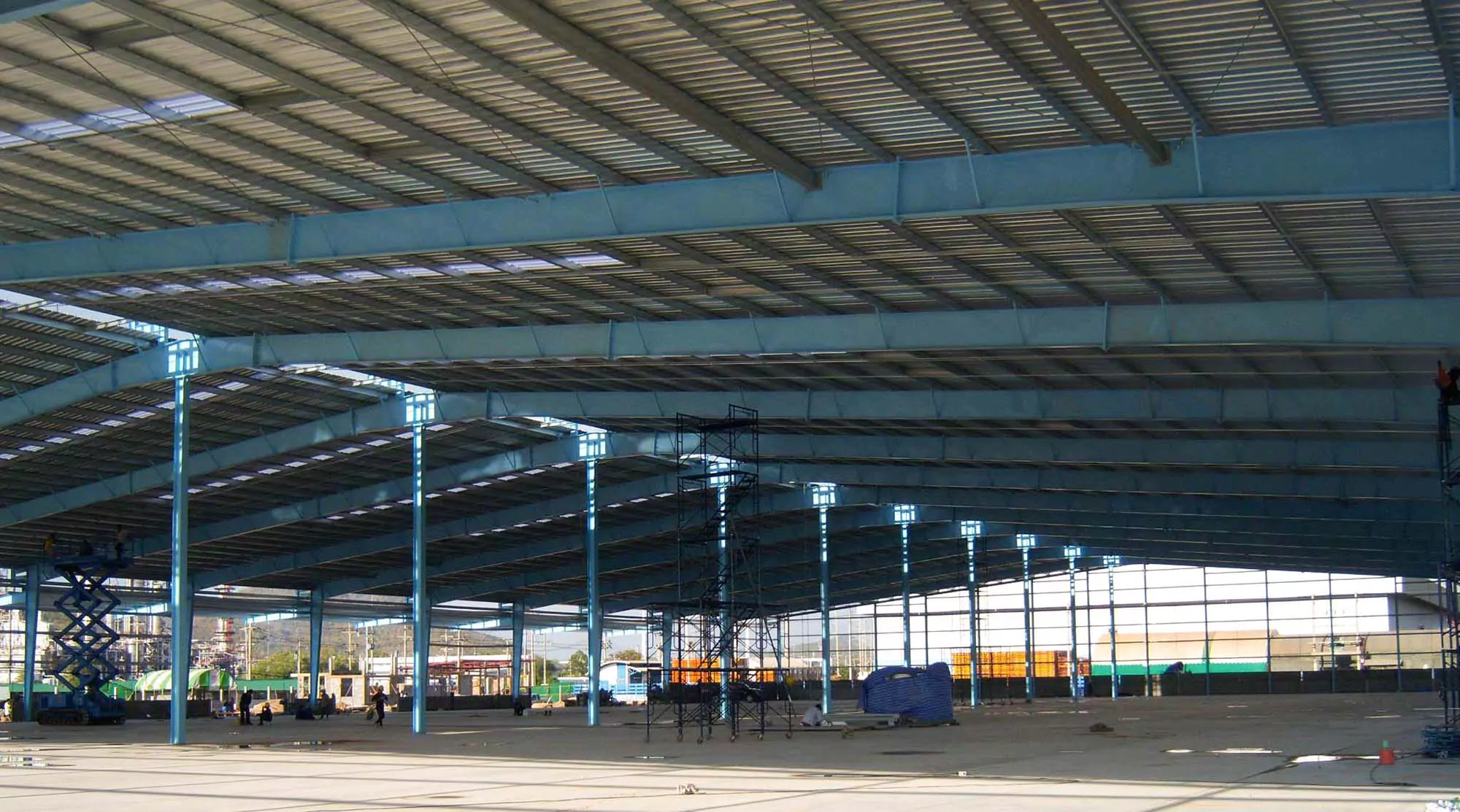 Xây nhà kho logistic - Steel Structured Logistics Warehouse Project