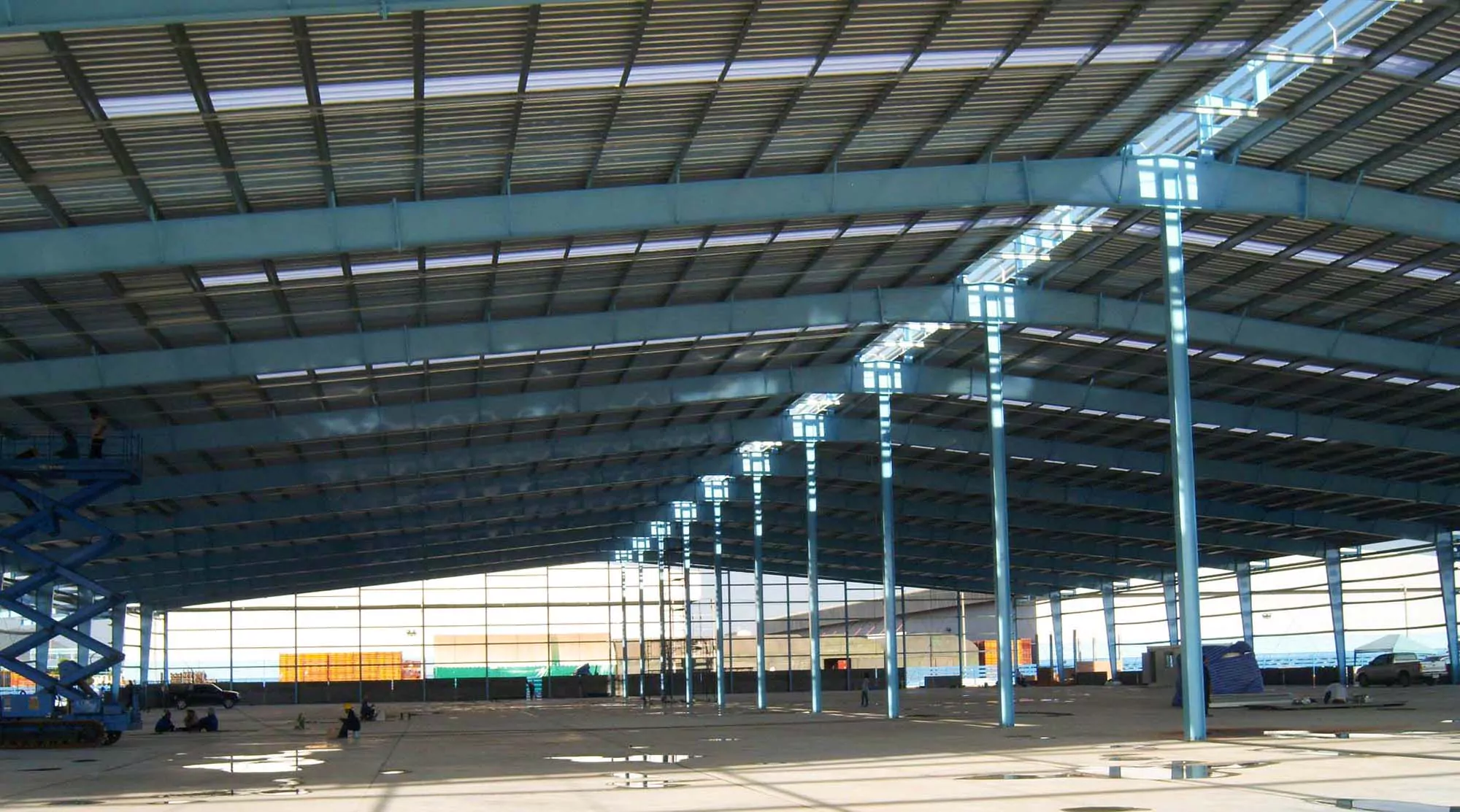 Xây nhà kho logistic - Steel Structured Logistics Warehouse Project