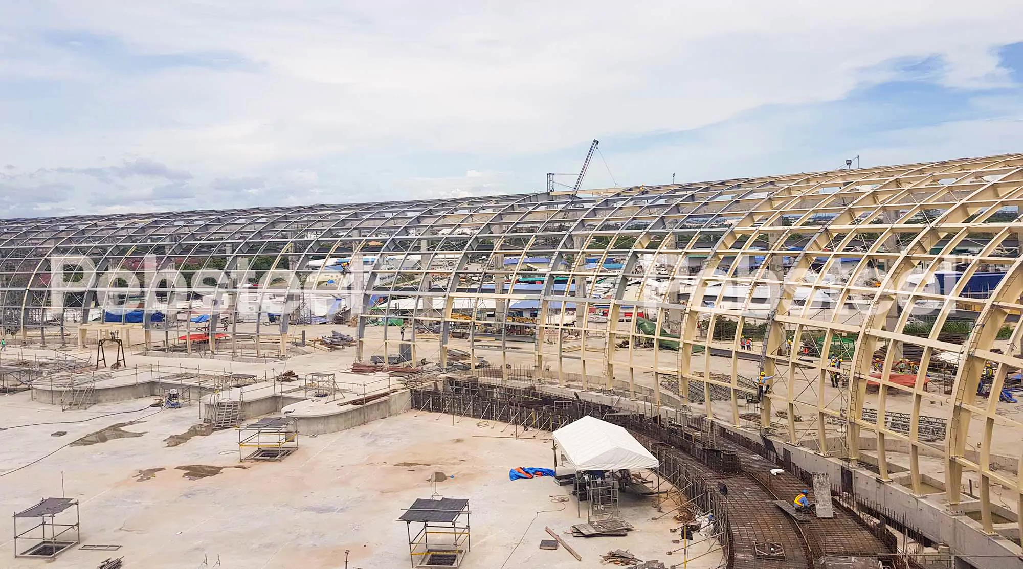 Xây dựng khu giải trí kết cấu thép Manila Bay Resort - Steel Structured Entertainment Complex Project
