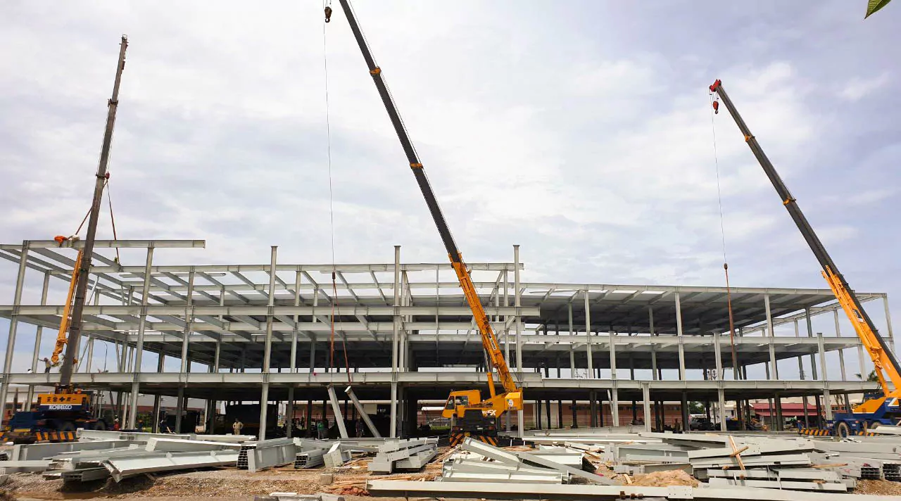 Xây Dựng Nhà Xưởng Sản Xuất Đồ May Mặc Việt Nam - Steel Structured Vietnam Garment Factory