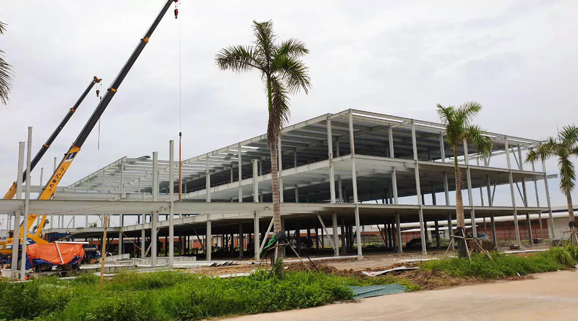 Xây Dựng Nhà Xưởng Sản Xuất Đồ May Mặc Việt Nam - Steel Structured Vietnam Garment Factory