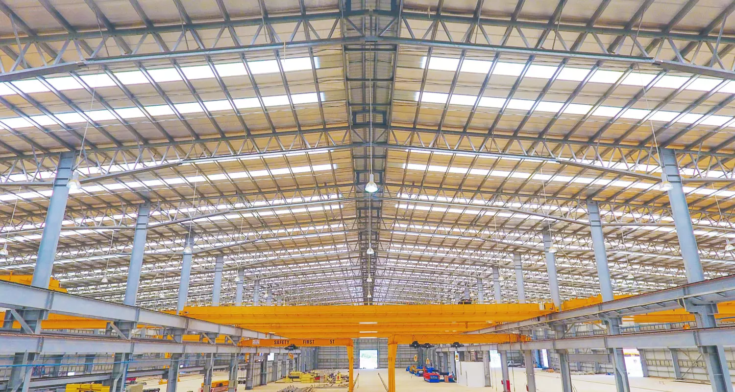 PebHybrid Ridge Connection in Steel Structure - Kèo PebHybrid trong nhà thép tiền chế