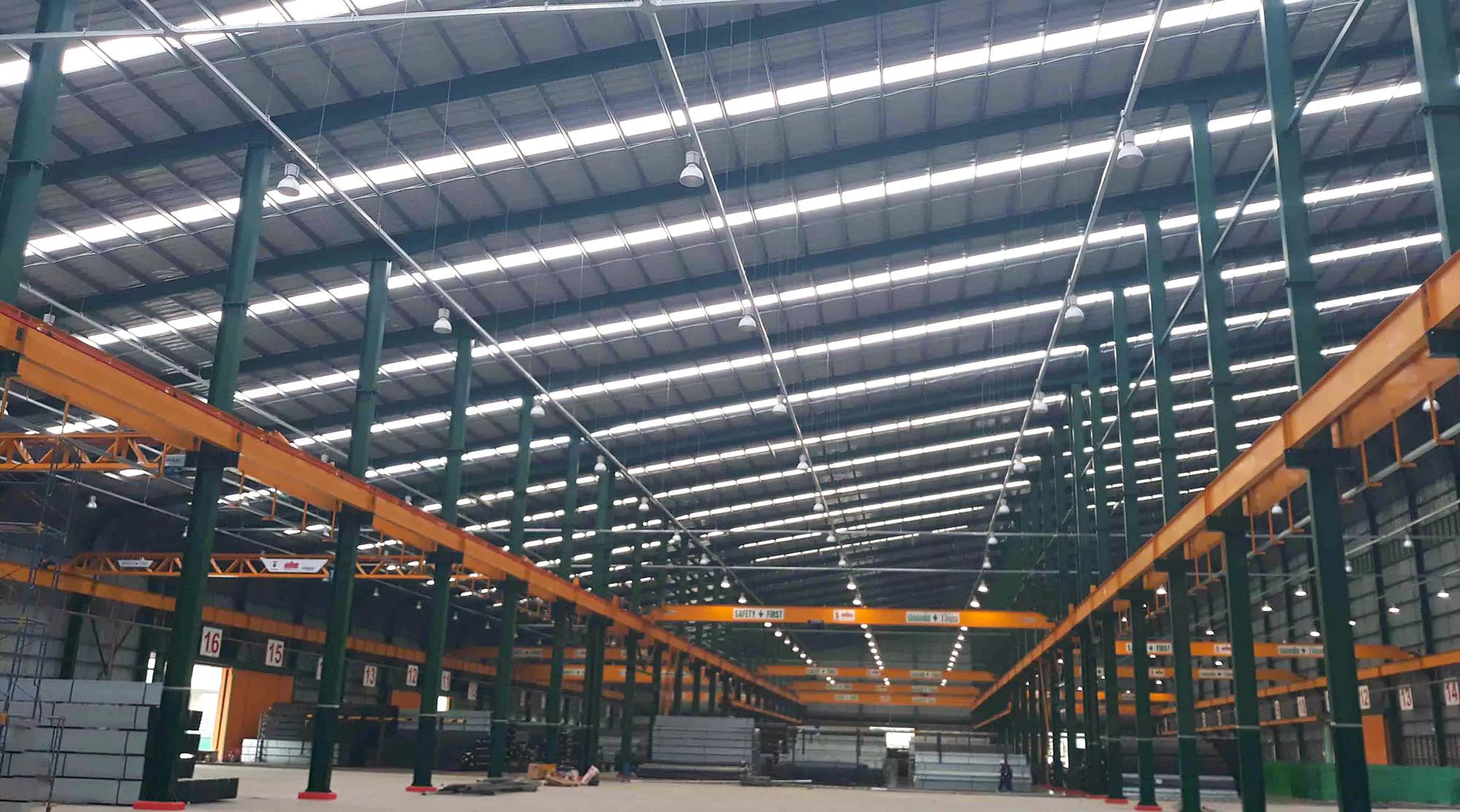 Xây dựng nhà xưởng thép ở Thái Lan - Steel Structured Factory Project in Thailand