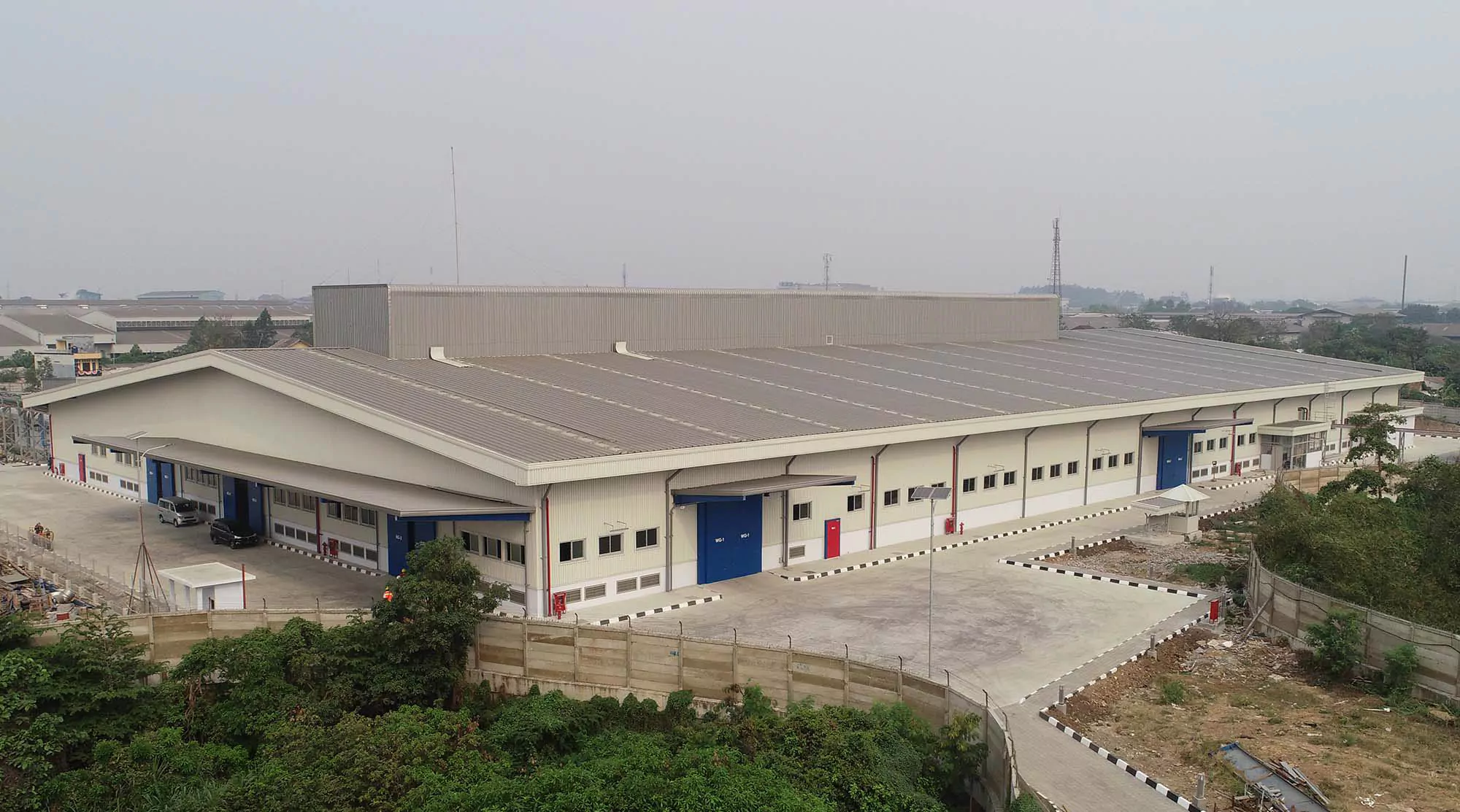 Xây Nhà Kho Indonesia 2018 - Steel Structured Warehouse Project Indonesia 2018