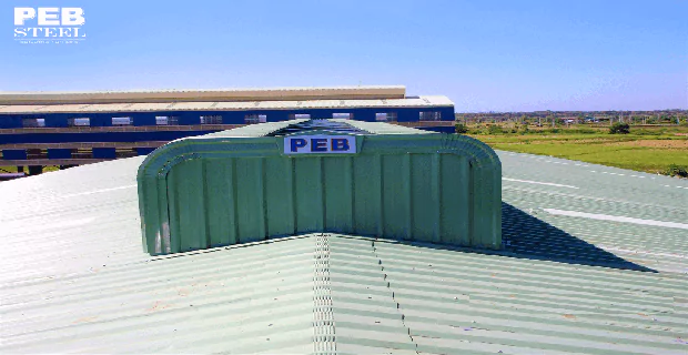 Ridge for pre engineered steel building - Thông gió đỉnh mái trong nhà thép tiền chế