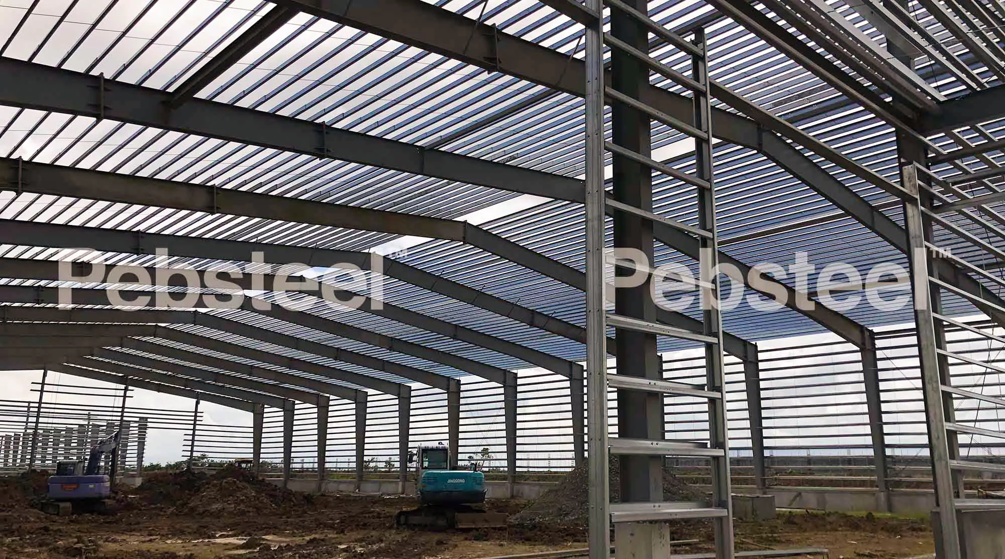 Xây Nhà Kho Thức Ăn Chăn Nuôi (Philippines) 2018 - Steel Structured Warehouse for Animal Food Production (Philippines) 2018