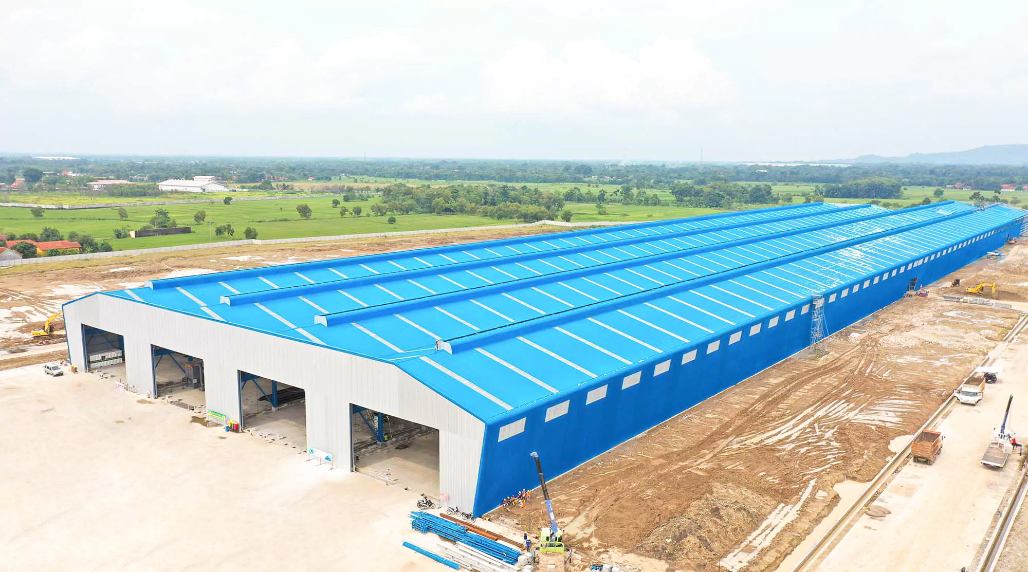 Xây Dựng Nhà Xưởng Sản Xuất Thép (Indonesia) 2019 - Steel Manufacturing Factory Project (Indonesia) 2019