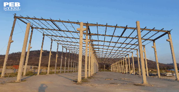 Single Slope in Steel Structure - Kèo một mái trong nhà thép tiền chế