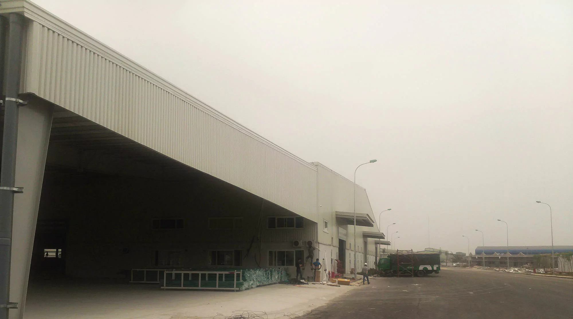 Xây dựng nhà xưởng Sản Xuất Ống Nước Việt Nam 2015 - Pre engineered Vietnam Water Pipe Factory Project 2015