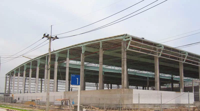 Xây nhà kho logistics Ticon - Steel Structured Ticon logistics warehouse project