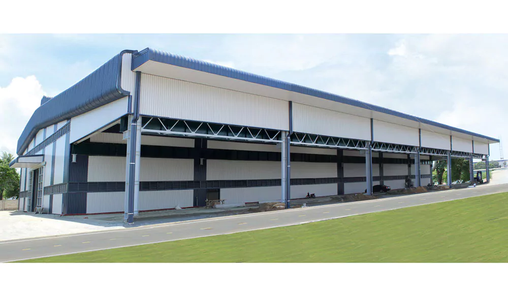prefabricated steel building project