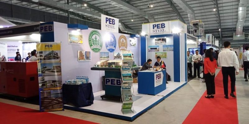 PEB Myanmar booth at the Construction, Power & Mining exhibition