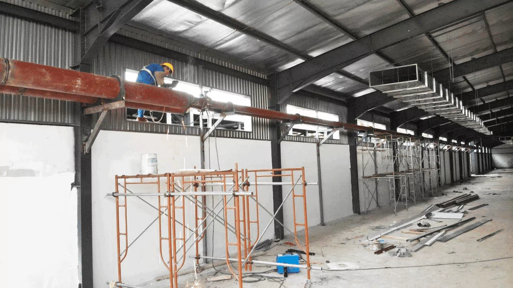 Xây dựng nhà xưởng May Mặc Sri Lanka 2017 - Steel Structured Sri Lanka Garment Factory Project 2017