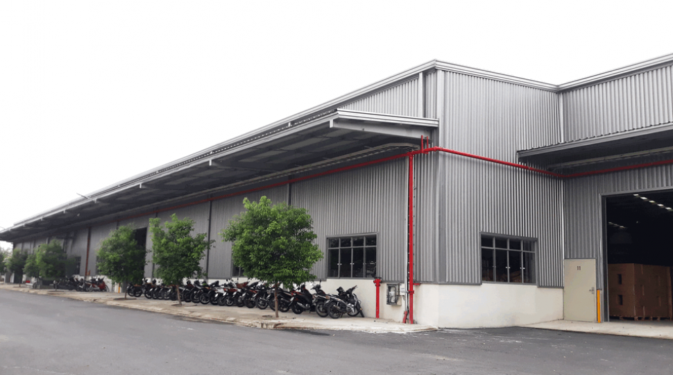 Nhà xưởng khung thép tiền chế xây sẵn