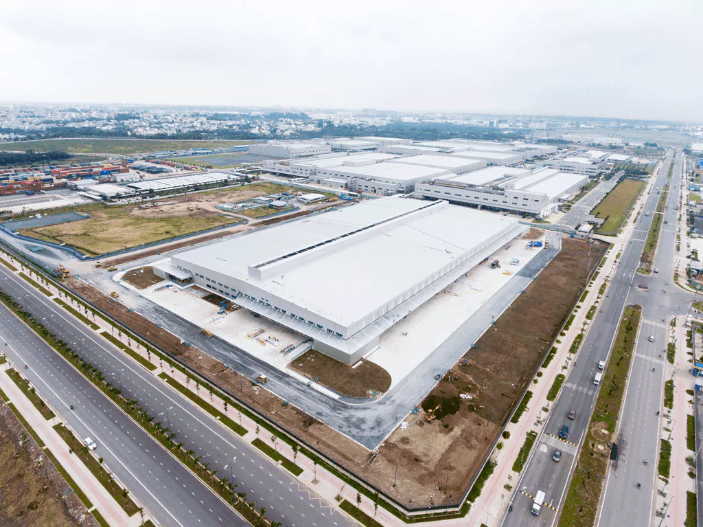 Xây dựng nhà kho Linh Kiện Điện Tử - Steel Structured Electronic Components Warehouse