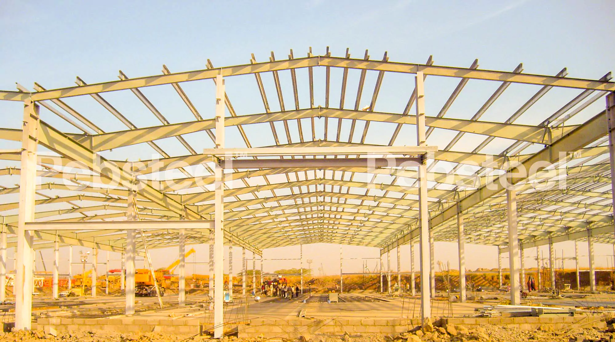 Xây Nhà Kho Vật Liệu Dầu Khí (Ấn Độ) - Steel Structured Petroleum Materials Management Center (India)