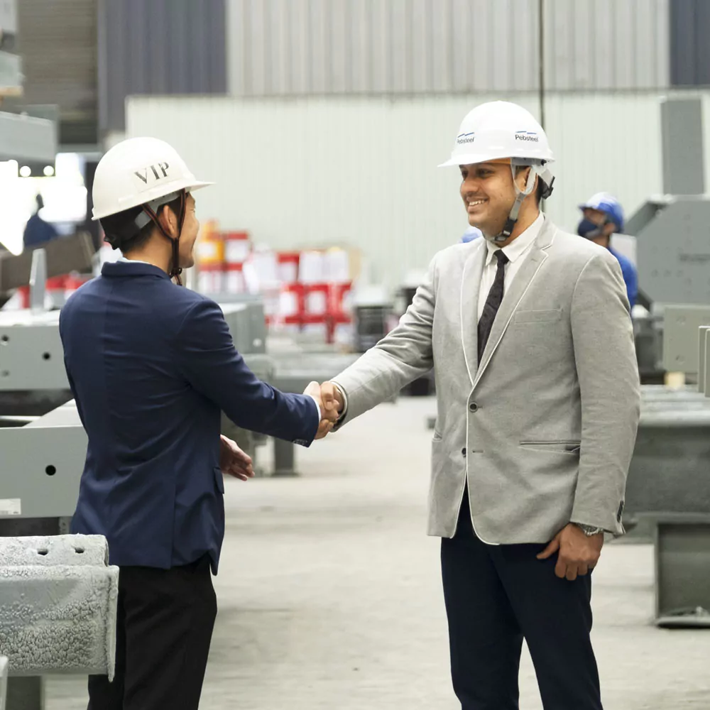 Prefab steel building service by Pebsteel