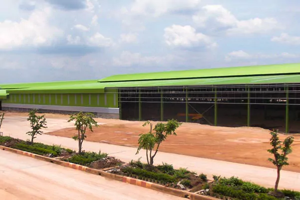 Xây Nhà Kho Thép ở Thái Lan - Steel Structured Warehouse Project in Thailand