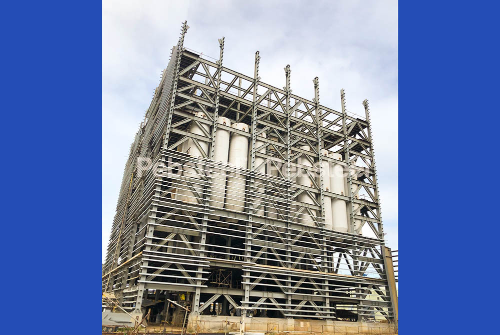 Xây Dựng Nhà Xưởng Sản Xuất Thức Ăn Chăn Nuôi (Philippines) - Steel Structured Animal Feed Production Tower (Philippines)