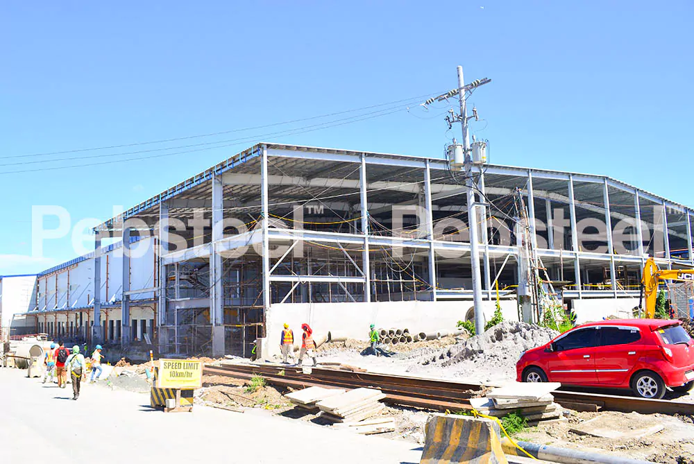Xây dựng nhà kho Philippines - Steel Structured Warehouse Project
