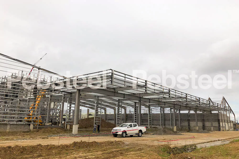 Xây Nhà Kho Thức Ăn Chăn Nuôi (Philippines) 2018 - Steel Structured Warehouse for Animal Food Production (Philippines) 2018