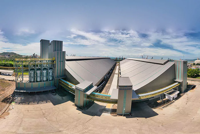 Xây Nhà Kho Chứa Sản Phẩm Nông Sản (Indonesia) - Steel Structured Agricultural Product Warehouse (Indonesia)