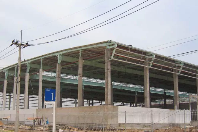 Xây nhà kho logistics Ticon - Steel Structured Ticon logistics warehouse project