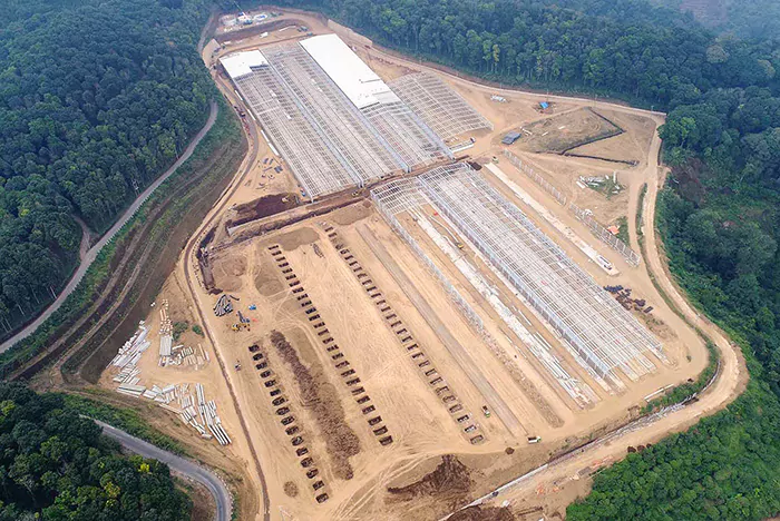 Xây Nhà Kho Nông Nghiệp Indonesia - Steel Structured Agricultural farm Indonesia