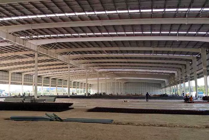Xây nhà kho logistic ở Thái Lan - Steel Structured Logistics Center Project in Thailand