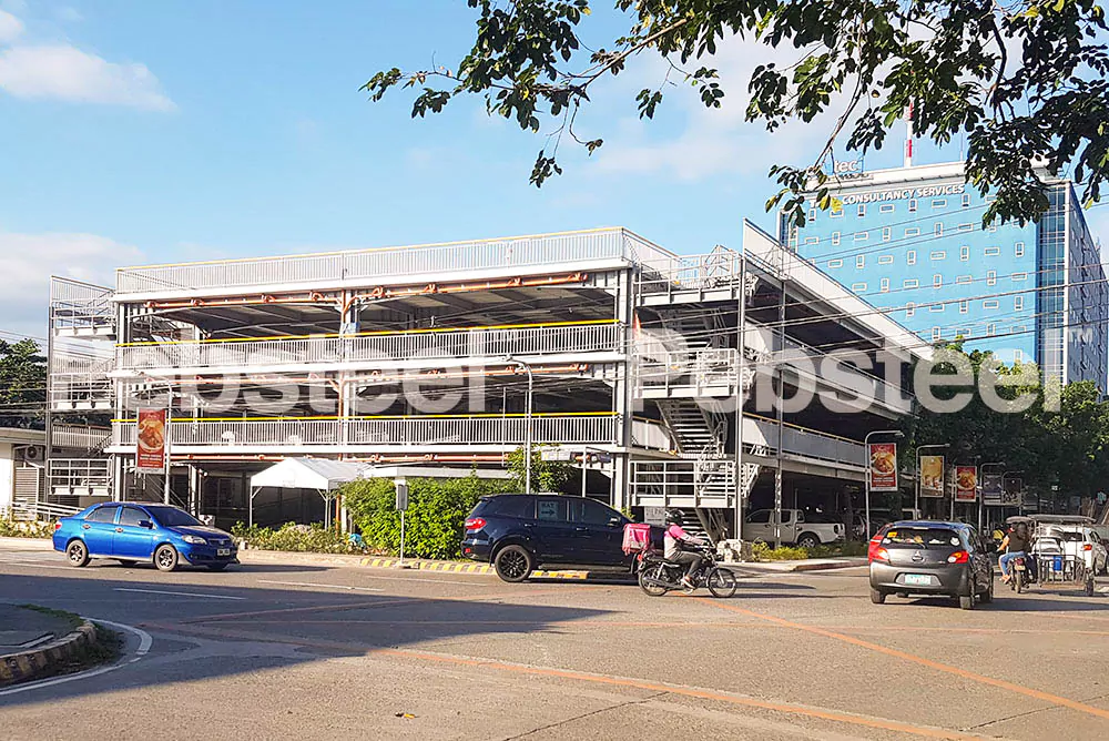 Xây Nhà Kho Giữ Xe 4 Tầng (Philippines) 2019 - 4-storey Steel Structured Parking Garage Project (Philippines) 2019