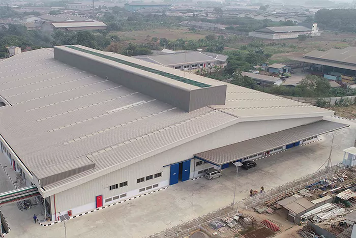 Xây Nhà Kho Indonesia 2018 - Steel Structured Warehouse Project Indonesia 2018