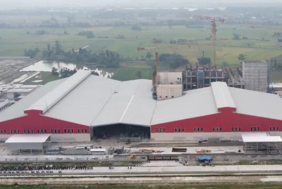 Xây Nhà Kho Bột Mì Indonesia - Steel Structured Flour Warehouse in Indonesia