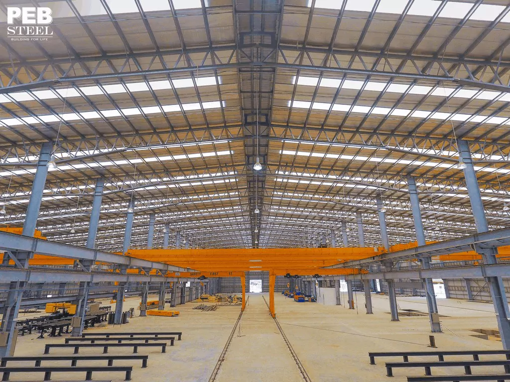 Khung kèo PebHybrid® tạo cảm giác rộng rãi về không gian