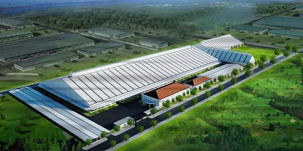 Công trình nhà máy không cột giữa rộng nhất Việt Nam hiện nay