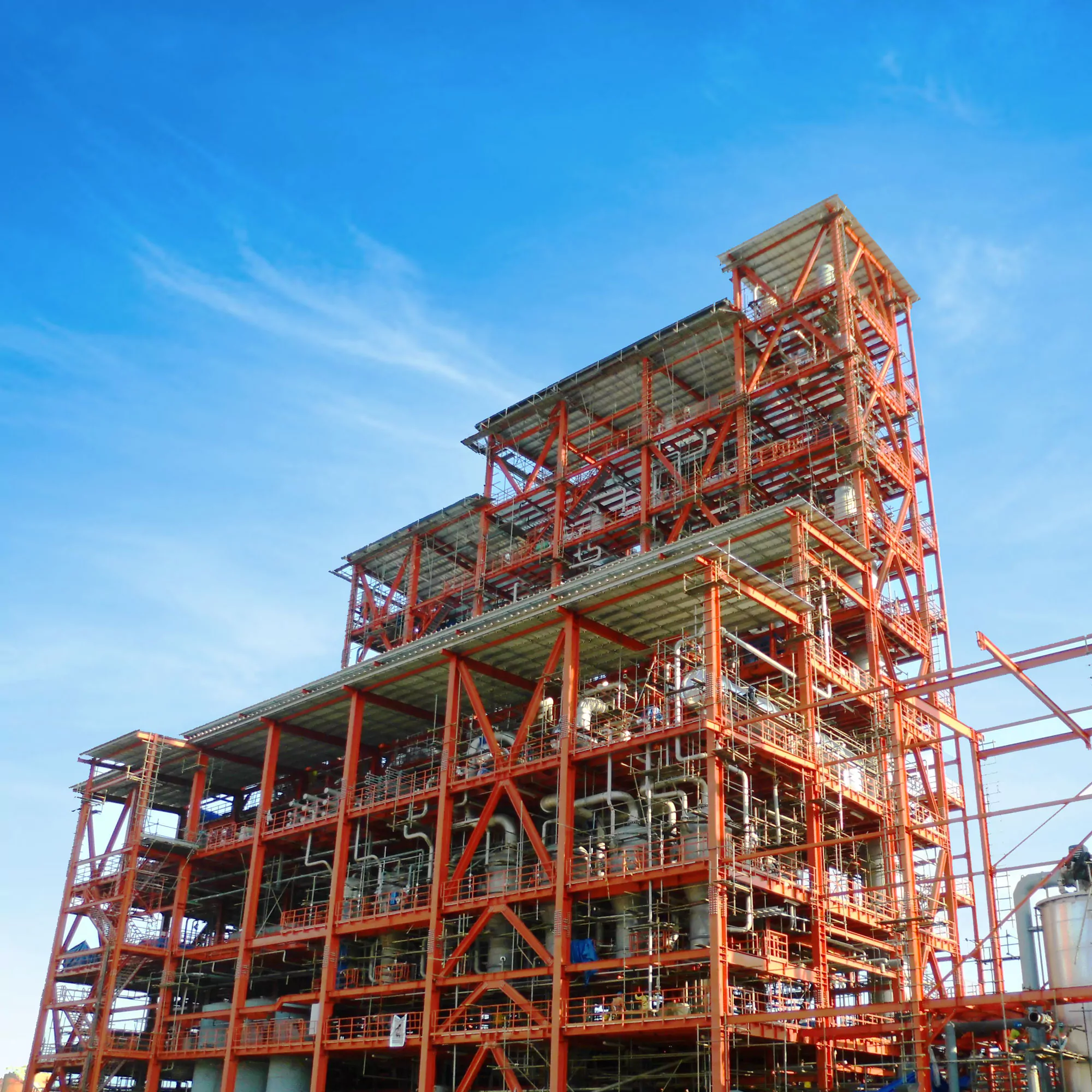 Prefabricated steel building project for Unilever