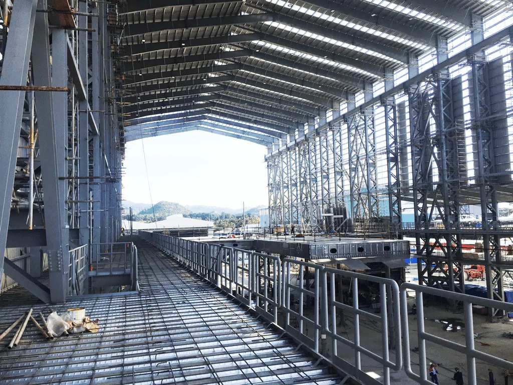 Xây dựng nhà xưởng đóng tàu - Steel Structured Shipyard Project